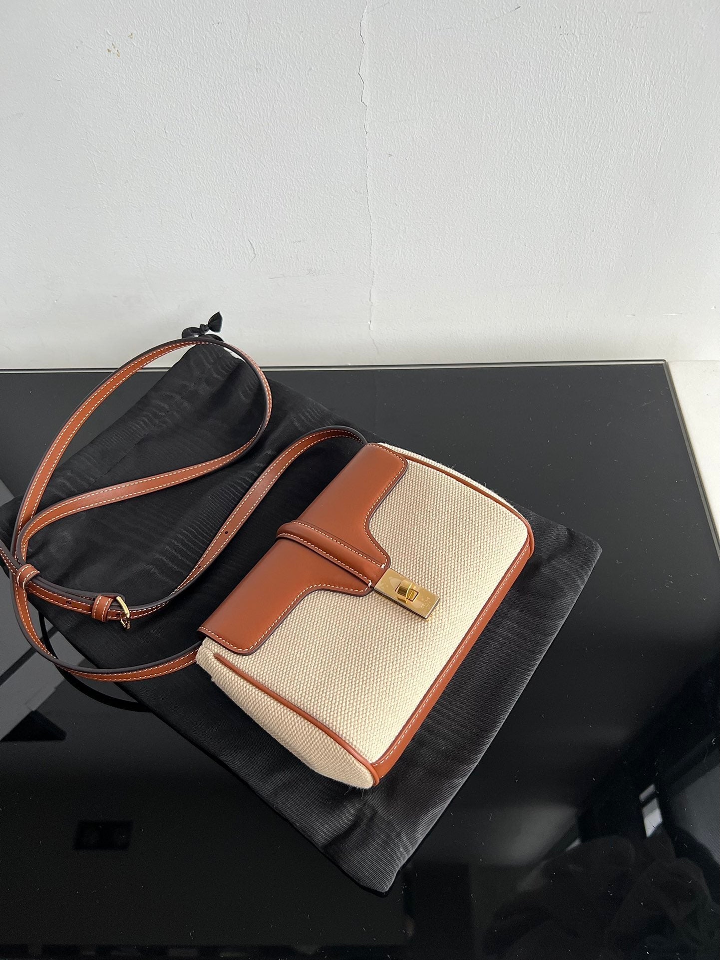 SOFT 18 Beige Brown Calfskin