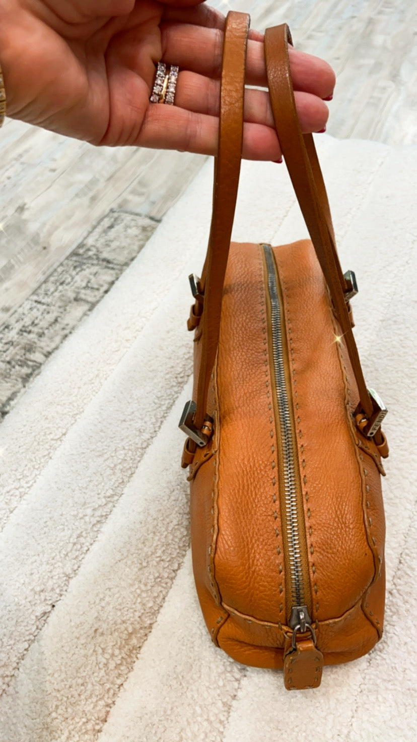 Fendi Selleria Bauletto MINI Bowling BAG