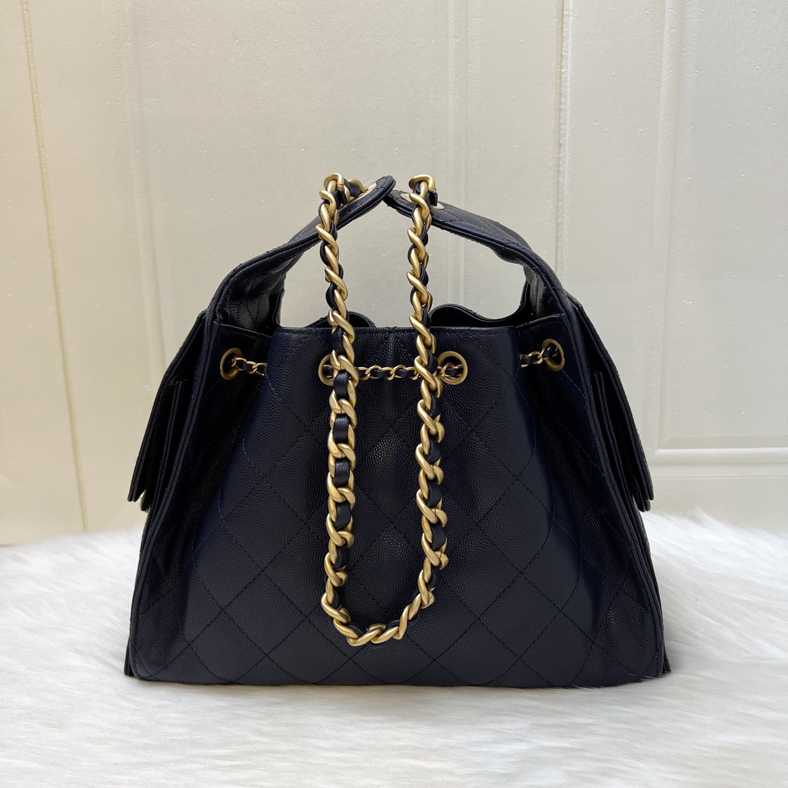 Chanel 25 Small Hobo Bag In 25S Navy Caviar And AGHW (model: )